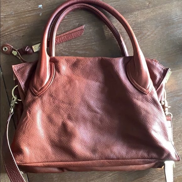 Foley + Corinna Handbags - Foley + Corinna brown leather satchel purse